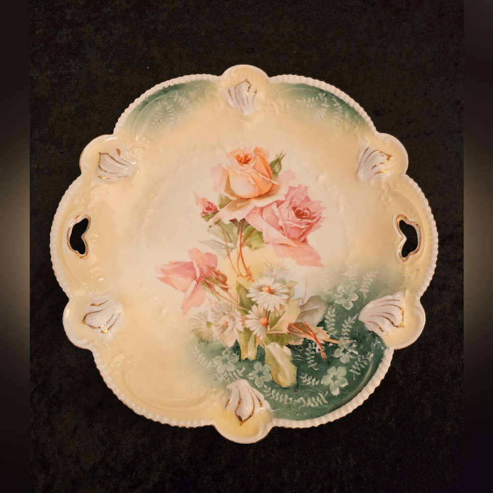 Stunning Antique R.S. Prussia (Red Stamped) Serving Bowl / Plate